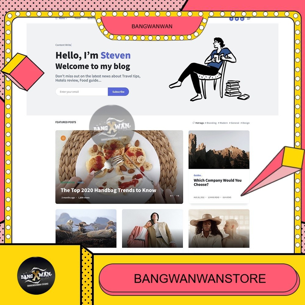 Source Code Website Blog Berita Online Plus CMS PHP Laravel Full BGW