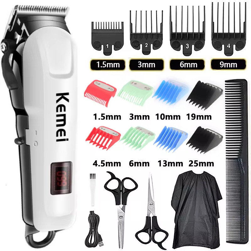 Electric Hair Clipper Hair Cut Maching Wireless Trimmer men Professional Clipper Machine Rechargeabl