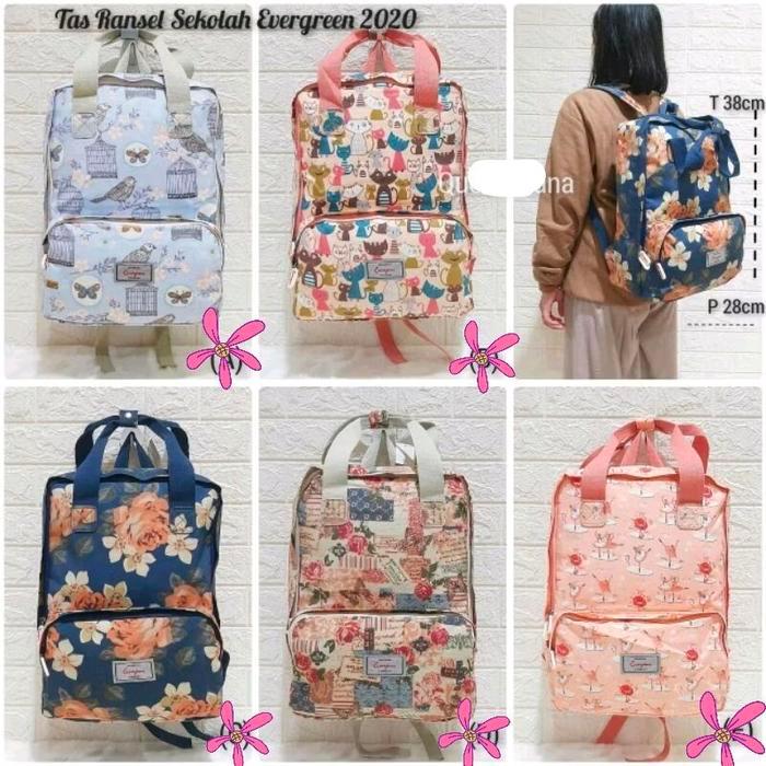 Tas sekolah SD SMP SMA Tas sekolah Anak Tas ransel EVergreen Tas anak sekolah Tas ransel anak Tas se