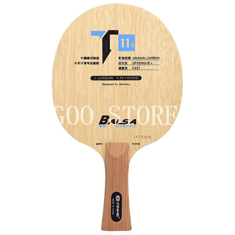 YINHE T11 / T11+ (Balsa Light Weight Carbon) YINHE Table Tennis Blade T-11 T11S Original Galaxy Rack