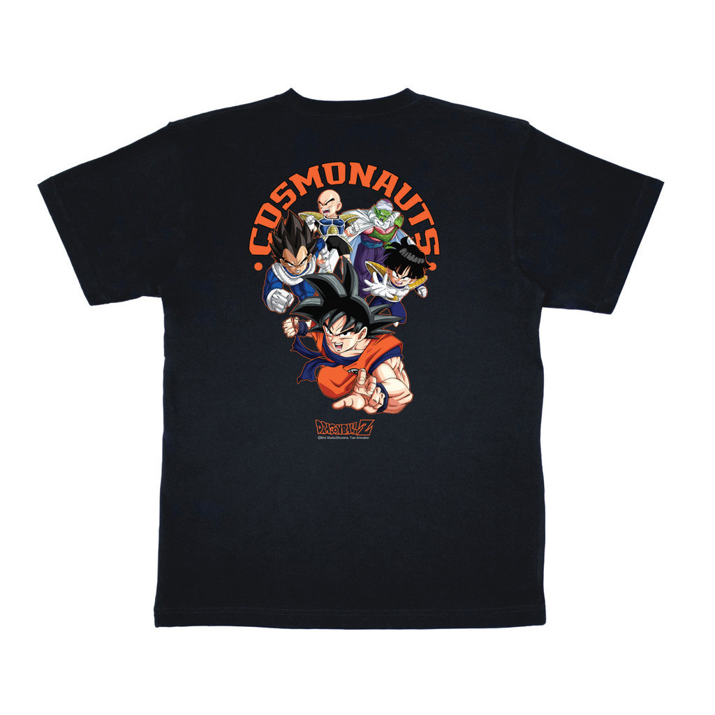 <Kaos Katun> Cosmonauts Dragon Ball Z Part II - Group Saiyan Black Tee