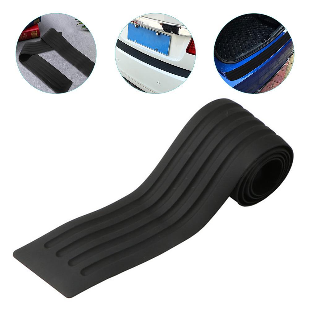 Car Rear Bumper Protector Rubber Trunk Protective Strip Bumper Guard Truck Rear Protector Bumper Gua