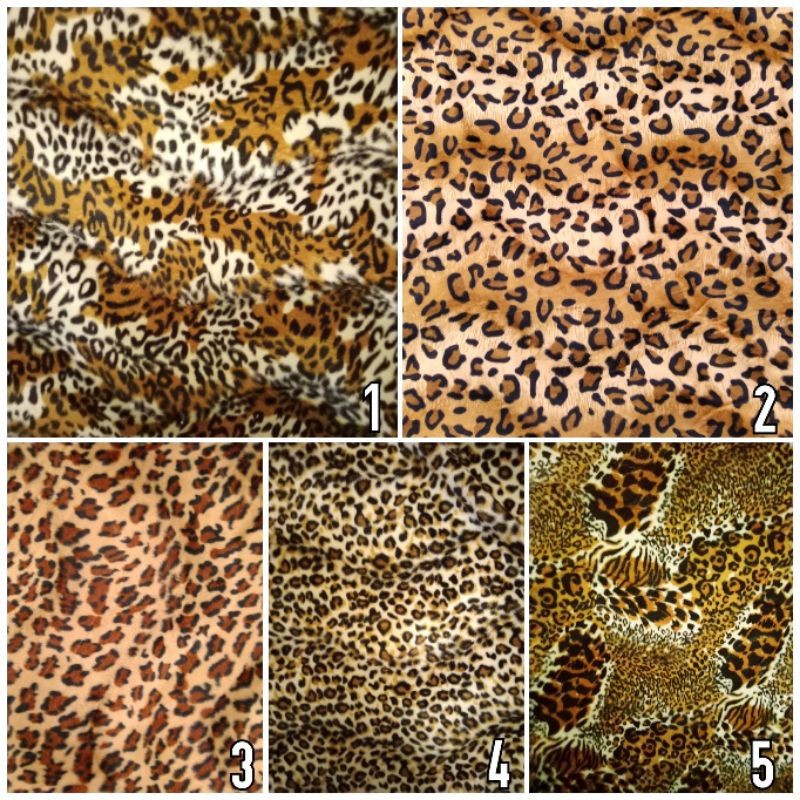 AST - Kain Bulu Beludru Motif Bulu Hewan / Bulu Macan - (Furniture, Sofa, Jok, Kursi)