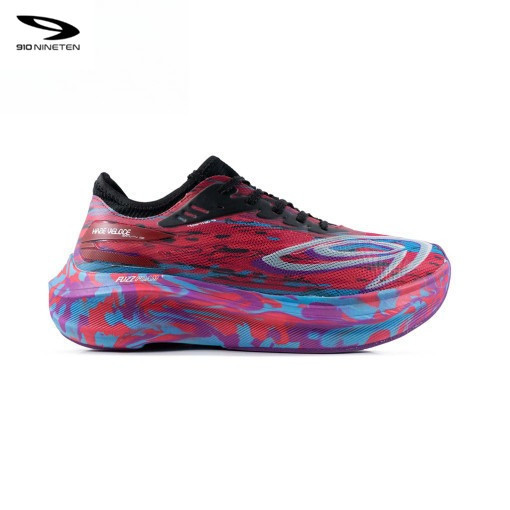 HAZE VELOCE GRAVITY MERAH BIRU UNGU/SEPATU LARI HAZE VELOCE 910 NINETEN