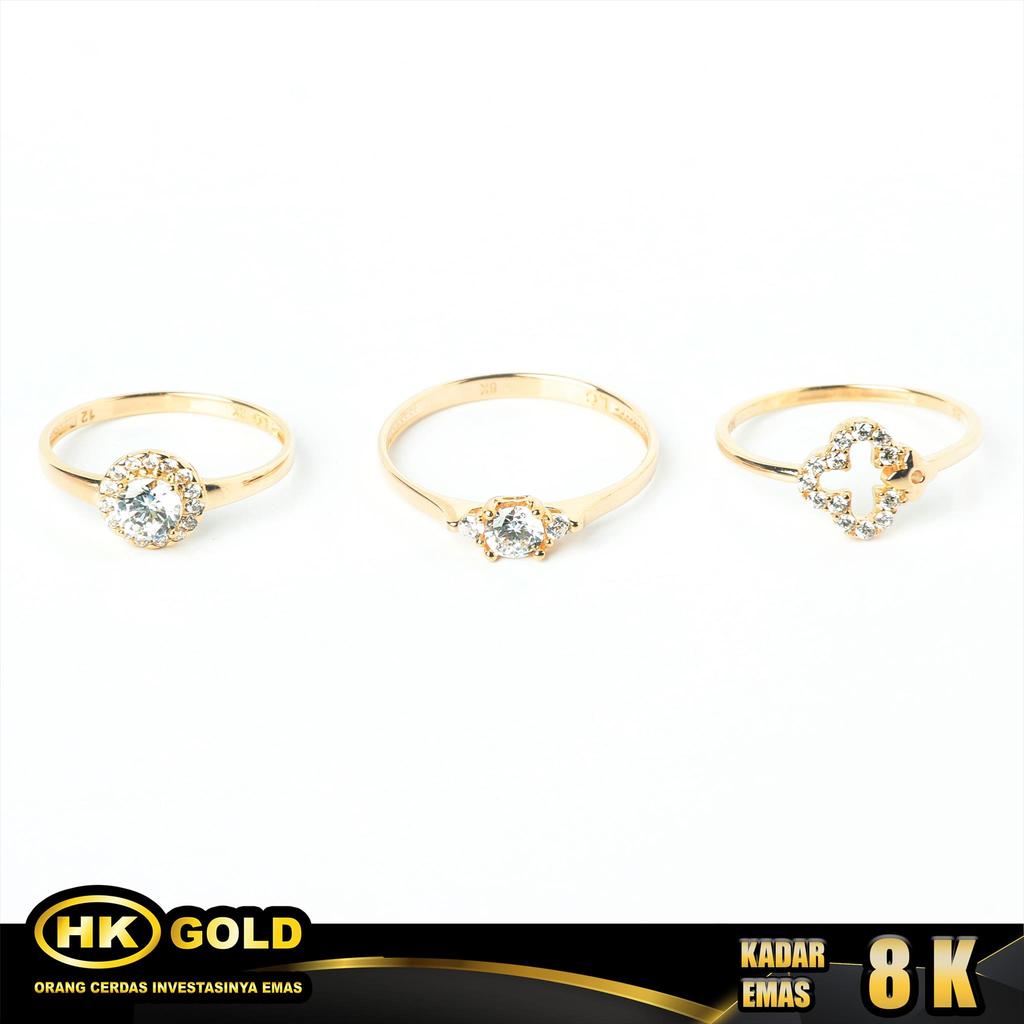 Cincin Emas 8K Type 1586 HK GOLD