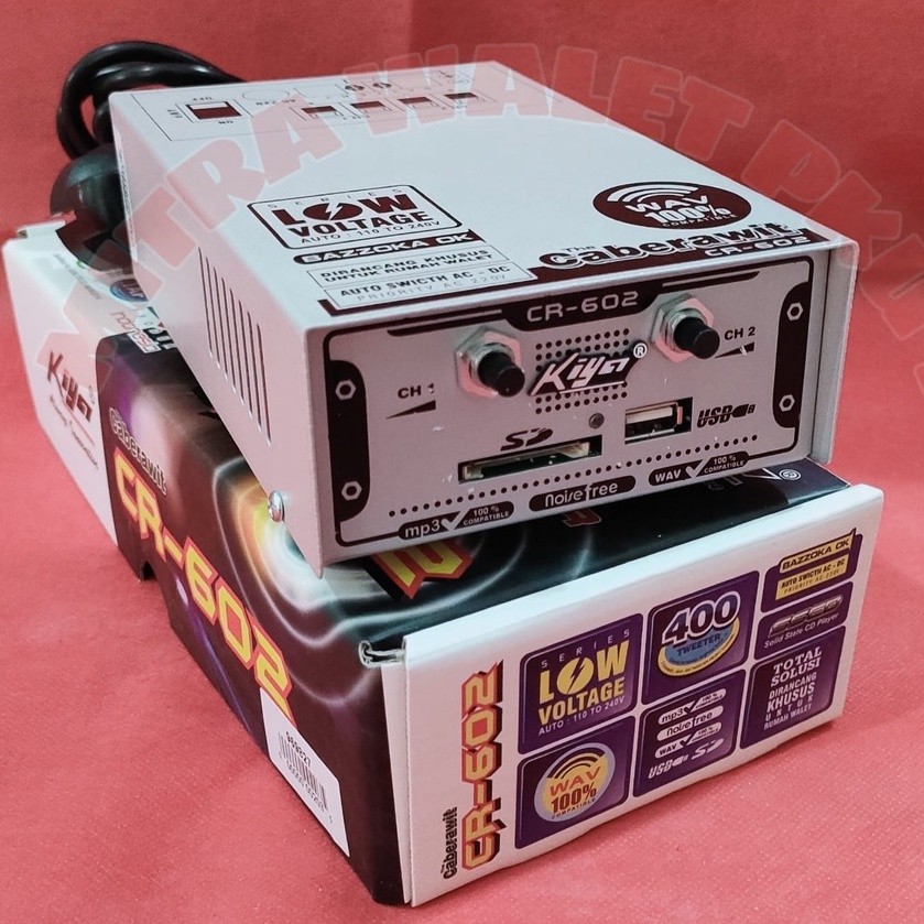 Ampli walet Caberawit kiya CR 602 Anti Petir Amplifier Walet CR602