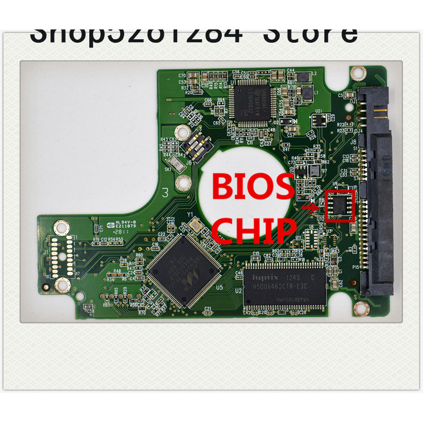 WD2500BEKT , WD3200BUDT , WD3200BPVT HDD PCB circuit board 2060-771672-004 REV A for WD 2.5 SATA har