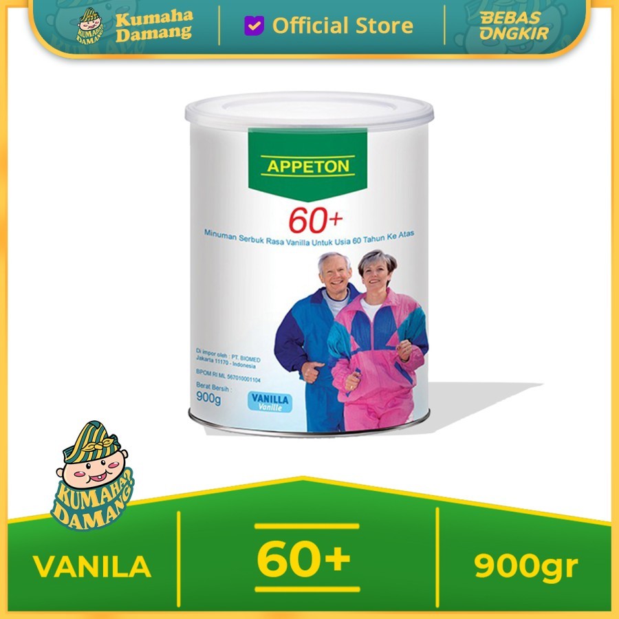 Appeton 60+ Vanila 900 gram