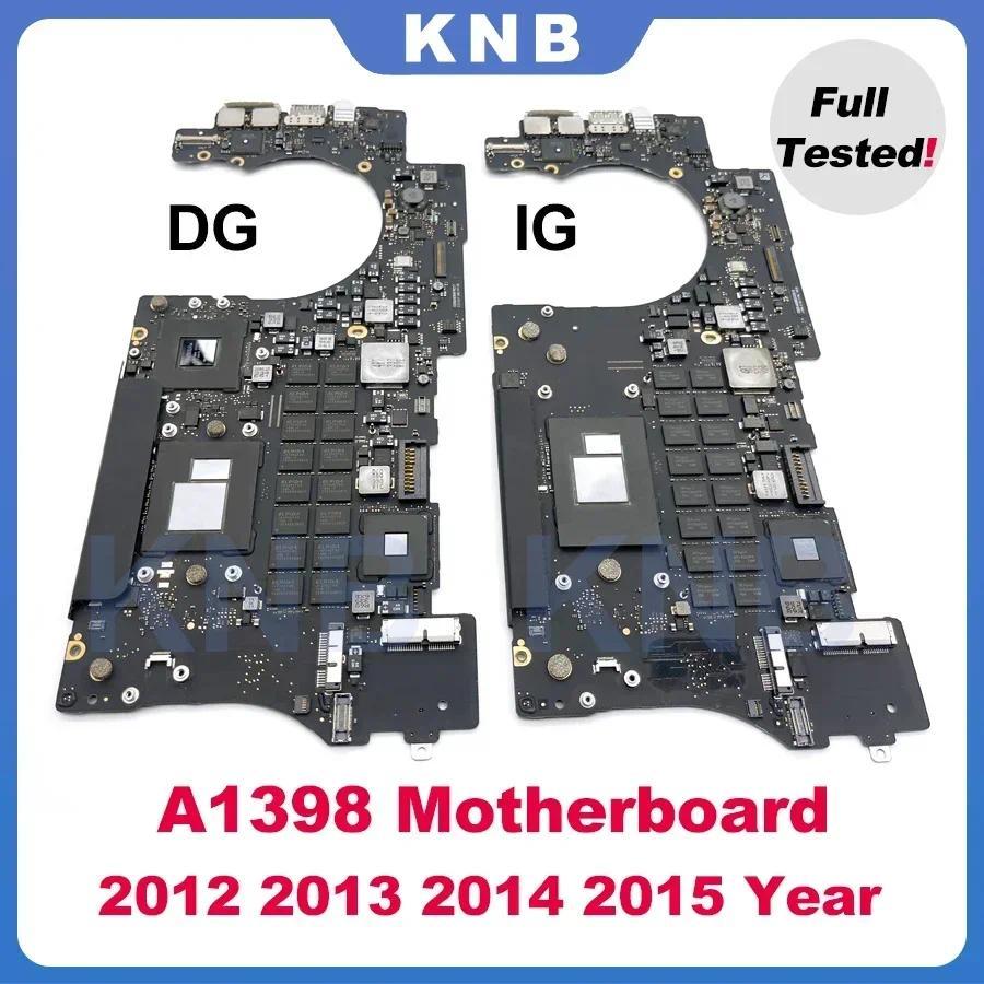 Original A1398 Motherboard For MacBook Pro Retina 15" A1398 Logic Board 2012 2013 2014 2015 Year