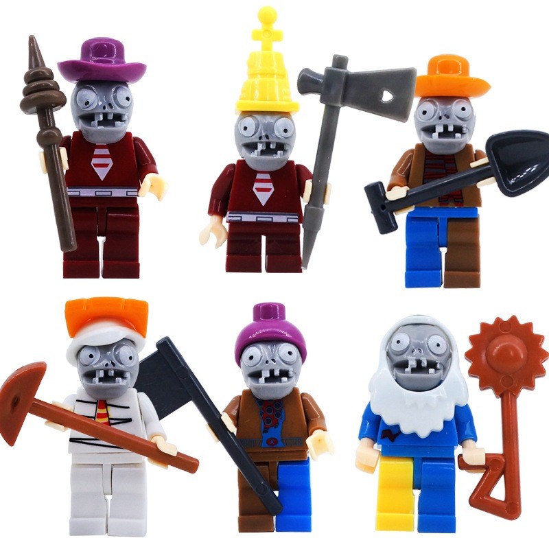 Lego Zombie Series 1Set Isi 6 – Plants vs Zombies Minifigure