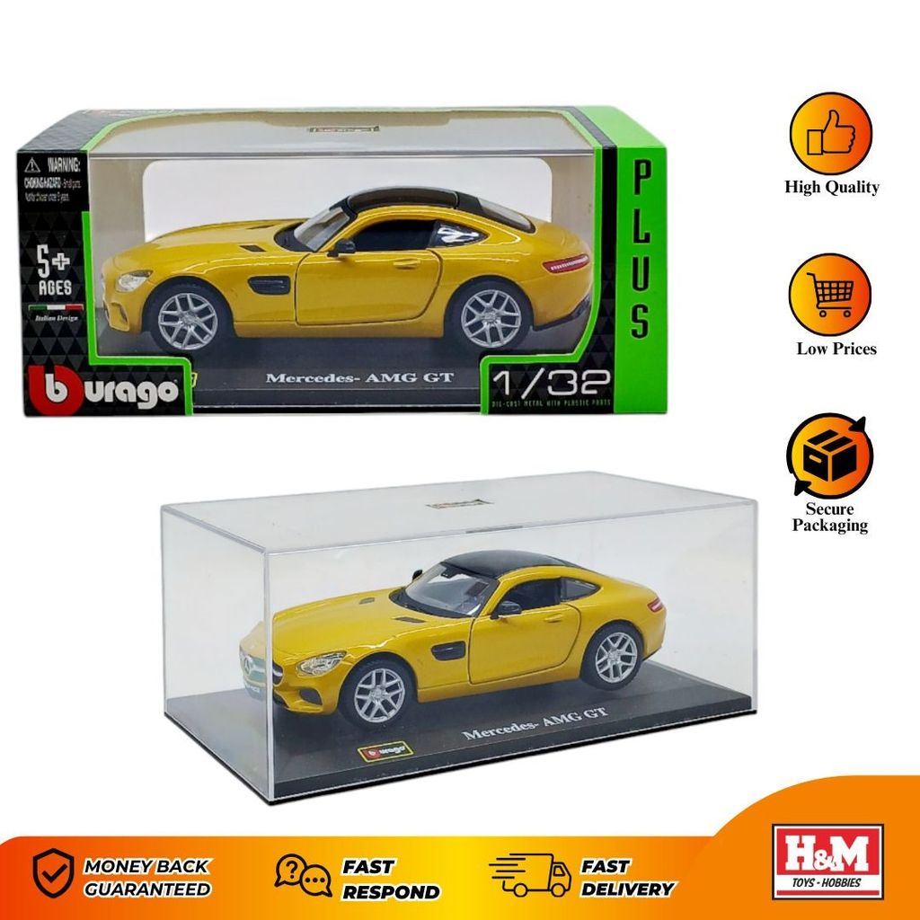 Bburago 1/32 Mercedes- AMG GT Kuning