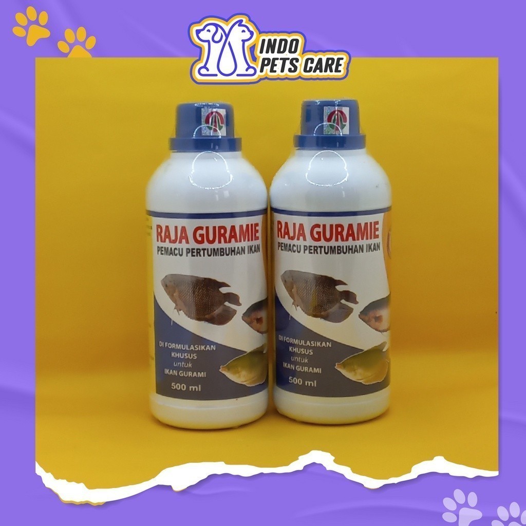 Mustika - VITAMIN UNTUK IKAN GURAME - RAJA GURAME LIQUID 500ML - PROBIOTIK UNTUK MENGHASILKAN PRODUK