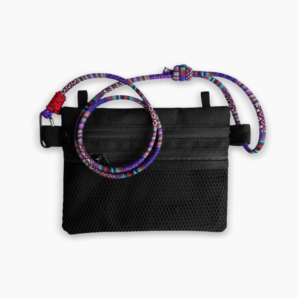 Tas Slempang Mini Tali tenun Tas hp pria wanita sacoche bag