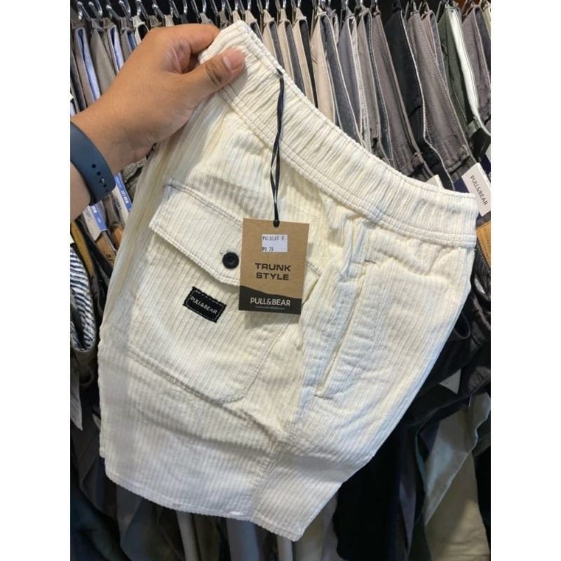 Yulia Store Broadshort Corduroy Celana Pendek Pria