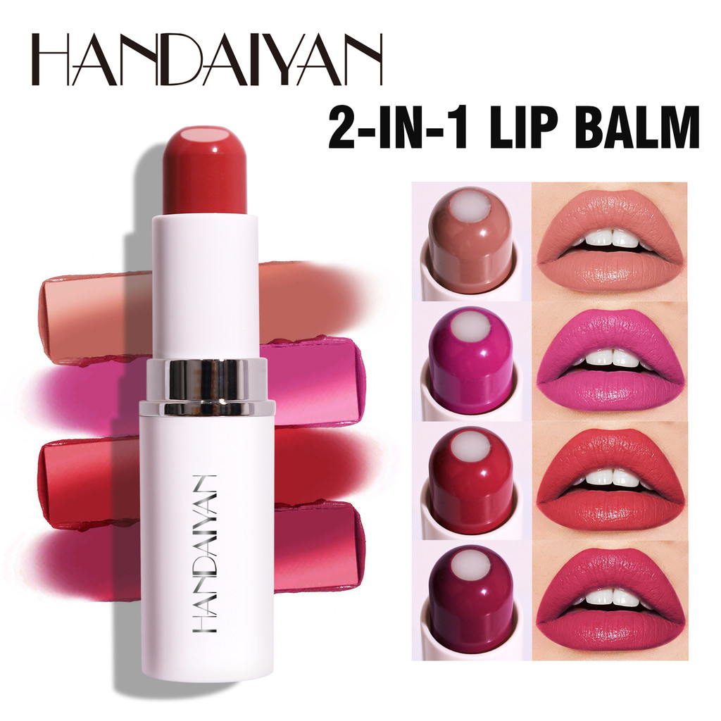 Handaiyan 8 Warna Matte Tahan Air Beludru Nude Lipstik Seksi Merah Coklat Pigmen Makeup Tahan Lama P