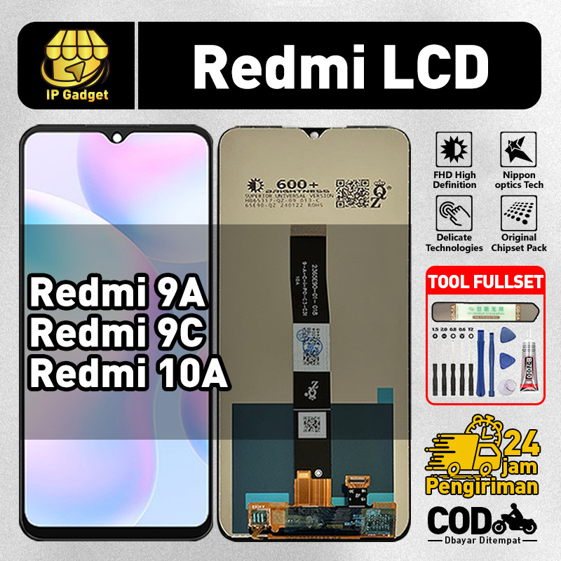 LCD Redmi 9A / 9C LCD Redmi 10A Fullset LCD HP Touchscreen Layar Sentuh Touch Screen COD