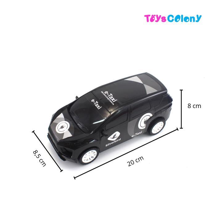 MAINAN ANAK MOBIL-MOBILAN E-TAXI SILVER BIRD,BLUE BIRD,GRAB,EXPRESS - silver bird