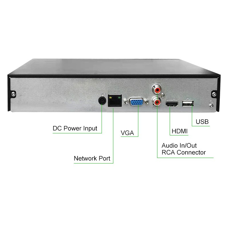 Dahua WizSense Ai 4K NVR 4CH 8CH 16CH NVR4104HSEI NVR4108HSEI NVR4116HSEI Face Recognition Samrt Det