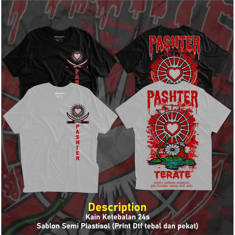 Kaos Persaudaraan Setia Hati Terate Pashter Terate 1922 Kaos Distro Sablon Full Punggung Sablon Dtf