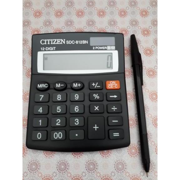 Kalkulator Citizen SDC 812-BN/Calculator 12 Digit Citizen SDC-812BN Calculator