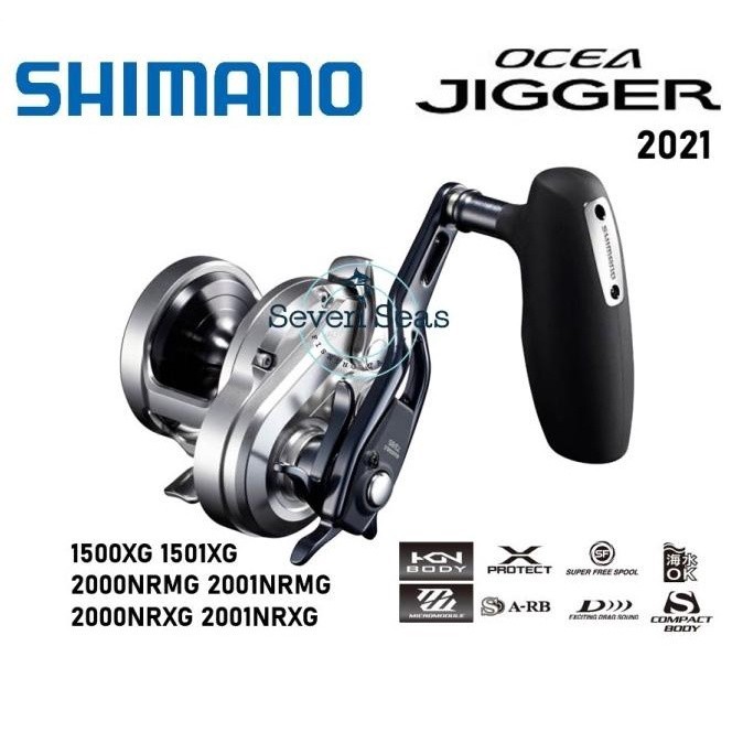 Shimano Ocea Jigger 2021 1000 1001 1500 1501 2000 2001 Japan Reel OH