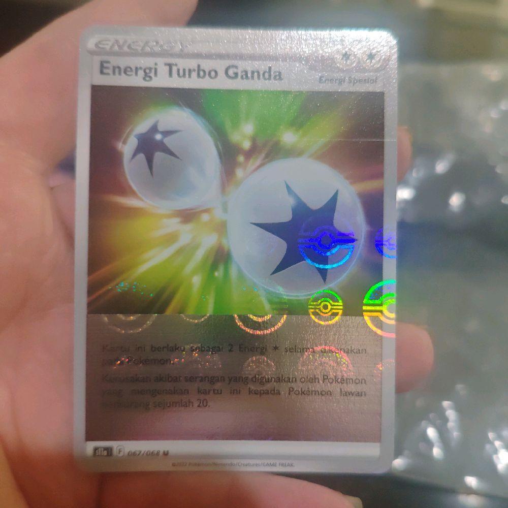 Energi Turbo Ganda Foil Pokeball s11a 067/068 Kartu Pokemon TCG Original