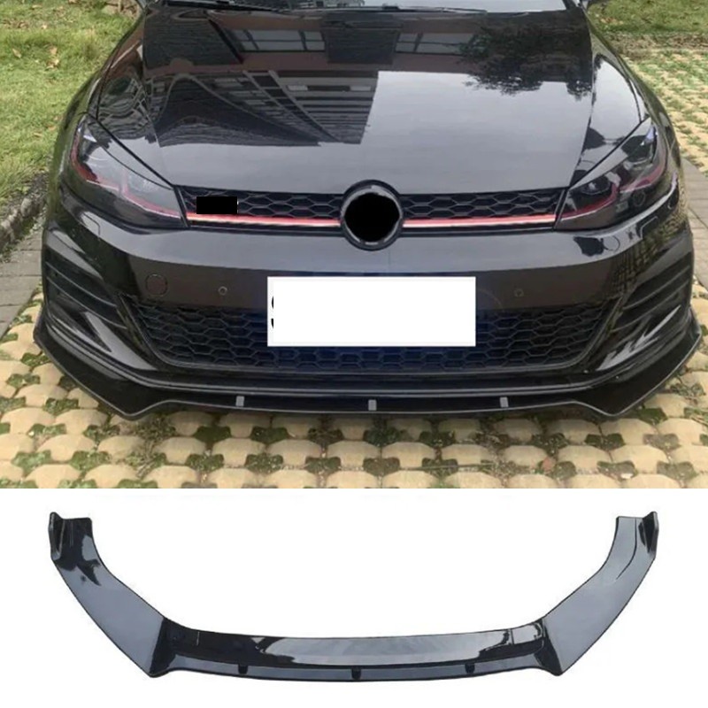 Front Bumper Spoiler Trim Lip Front Bumper Lip For VW Volkswagen Golf 7 7.5 MK7