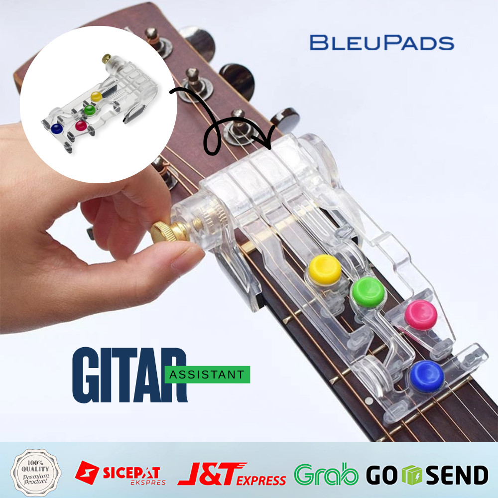 Gitar Chord Buddy Gitar Anti Sakit Aksesori Alat Bantu Mengajar untuk Belajar