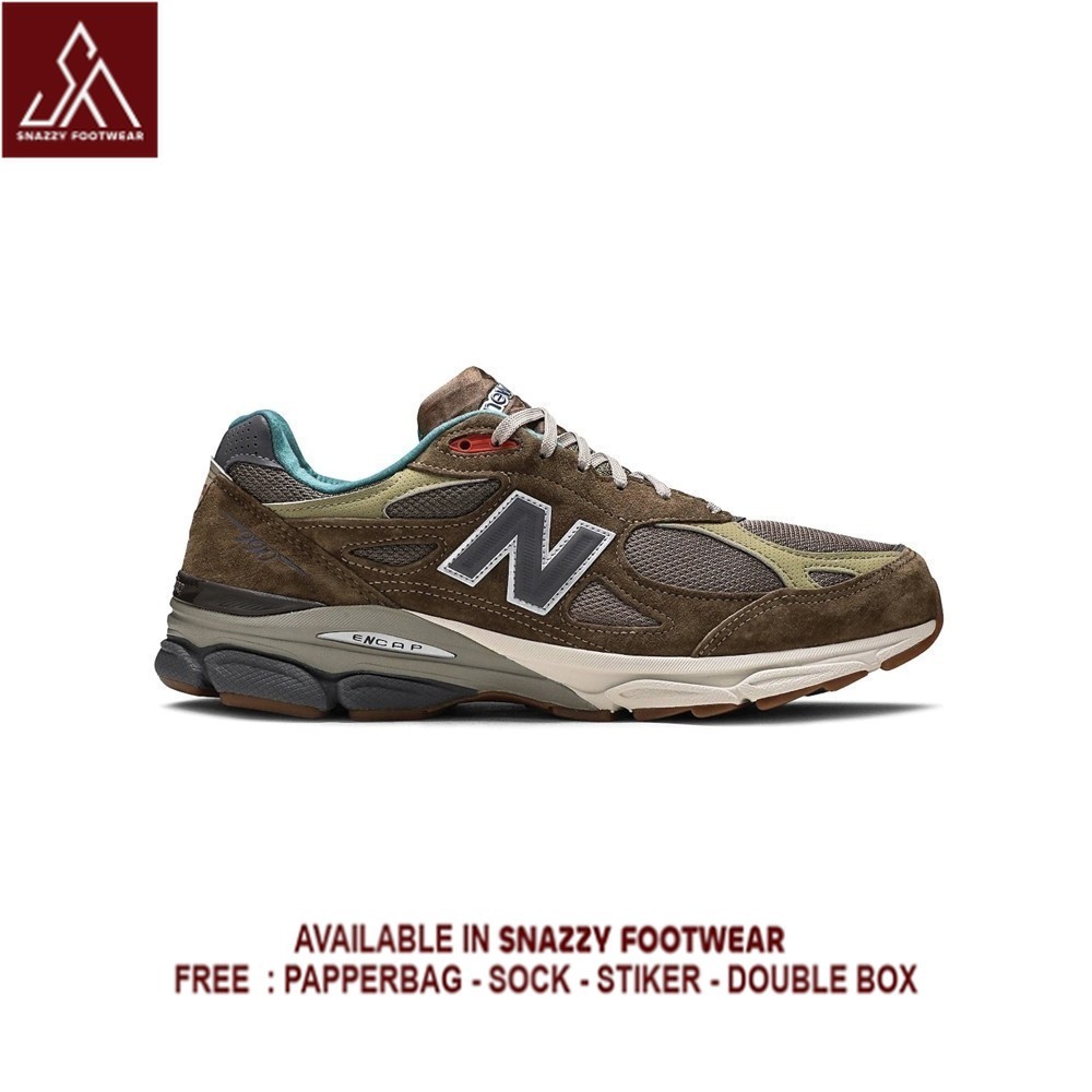 Sepatu Sneakers New Balance  990 V3 X Bodega 100% Original Unisex