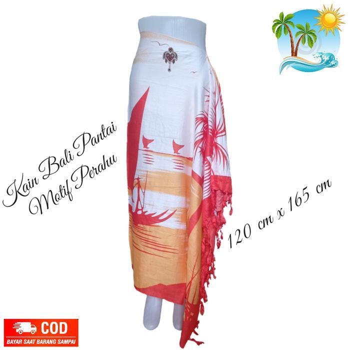 kain bali sarung bali kain pantai kain wanita - Biru