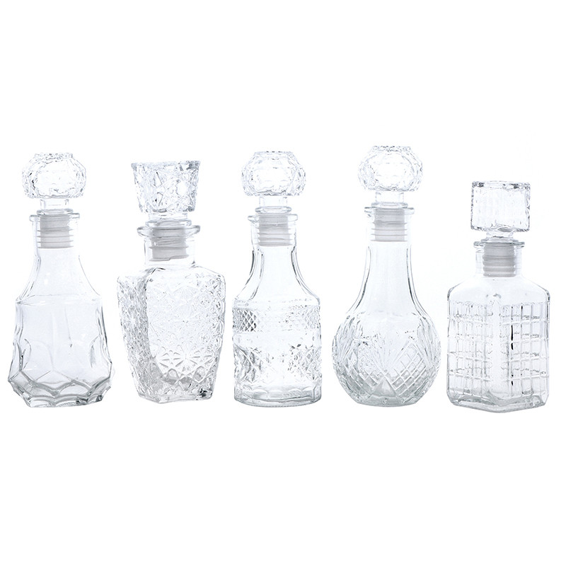 1Pc 100/150ml Transparent Glass Cup Whiskey Decanter Party Barware Whiskey Glass Bottle For Liquor  