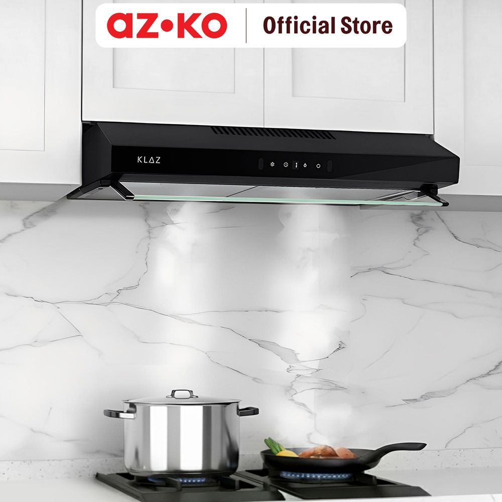 AZKO Klaz 60 cm Airevo Penghisap Asap Dapur Touch Motion - Hitam Cooker Hood Penghisap Asap Range Ho
