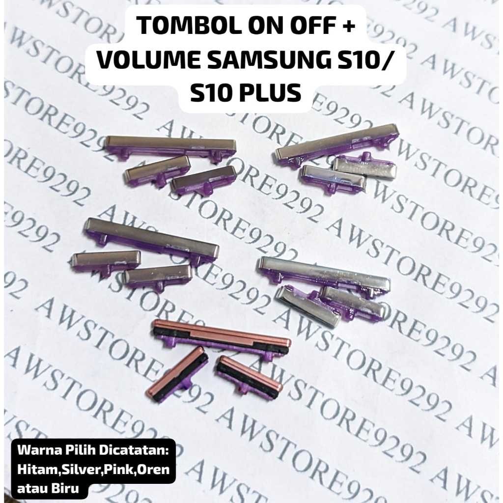 Tombol Power On Off dan Volume Luar SAMSUNG S10 / S10 Plus / SS S10+ tombol hp samsung s10 tombol sa