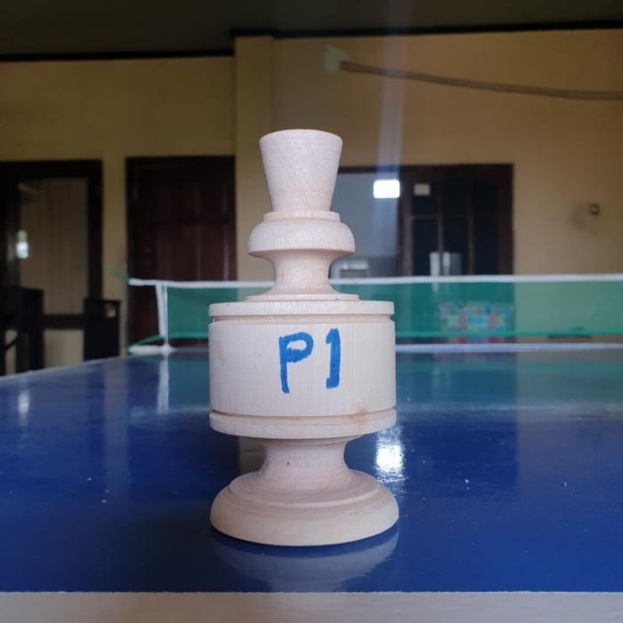 PION KAYU NOMOR 7 MENTAH UNTUK SANGKAR LOVEBIRD KAPSUL KANDANG PLECI HELOPED PION MURAI BATU - PION7