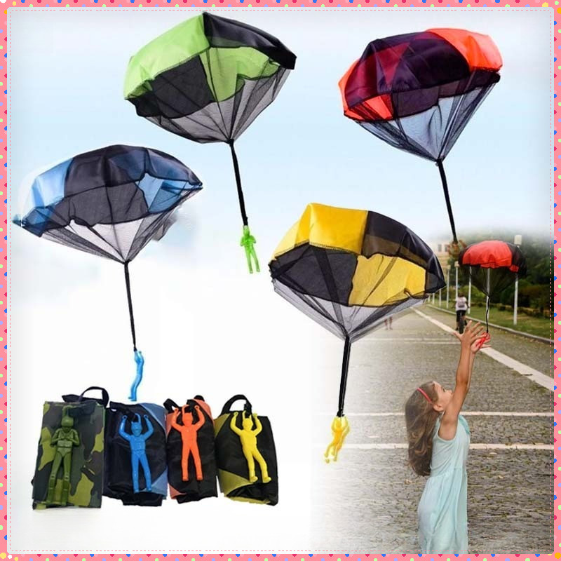 Mainan Parasut Anak / Mainan Jadul Lempar Terjun Payung Anak / Mainan Anak Terjun Payung