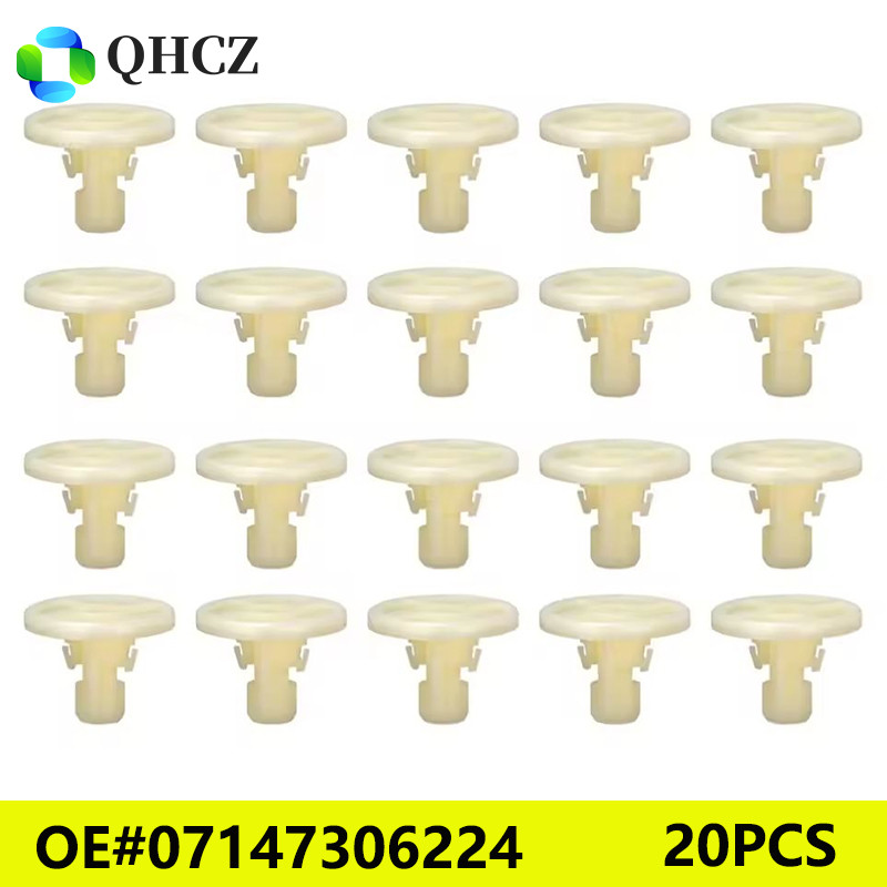 20PCS Skid Plate under Cover Grommet Fender Liner Splash Shield Nut for  & Mini OE# 07147306224 0714
