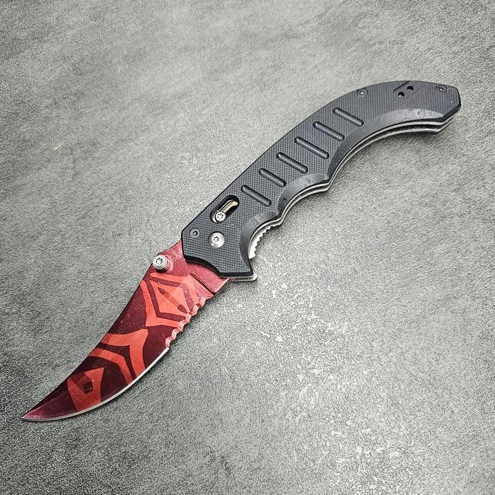 Flip Knife CSGO Pisau Lipat - Crimson