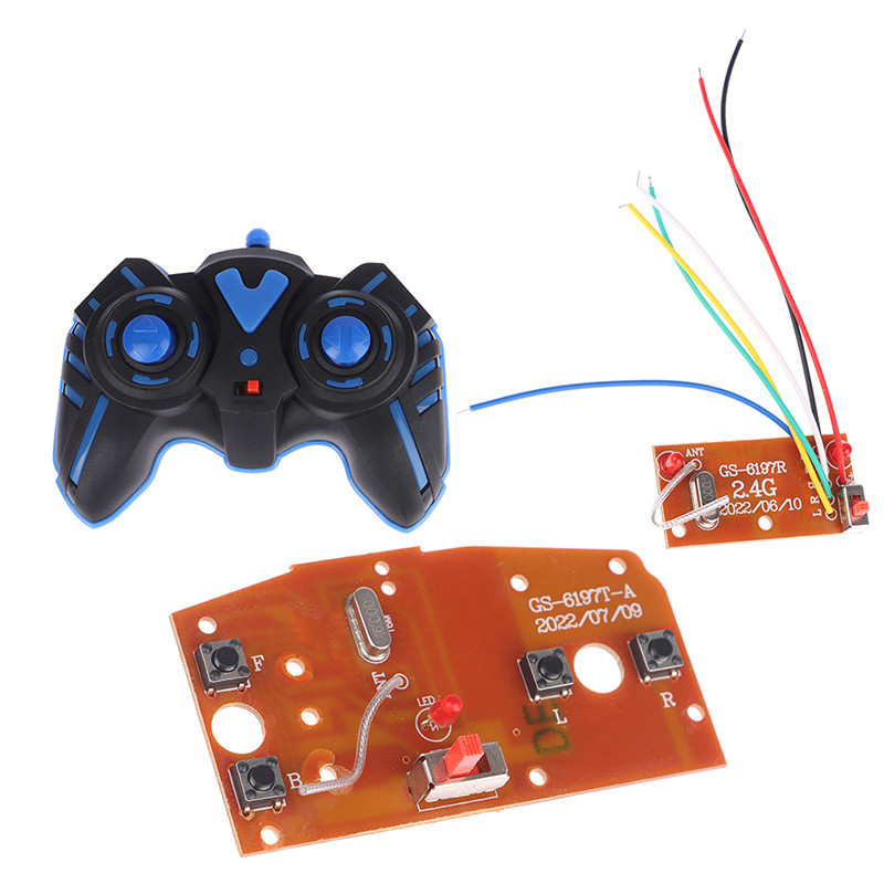 1Set 2.4G 4CH RC Car Remote Control Circuit PCB Transmitter And Receiver Board Part With Antenna Rao