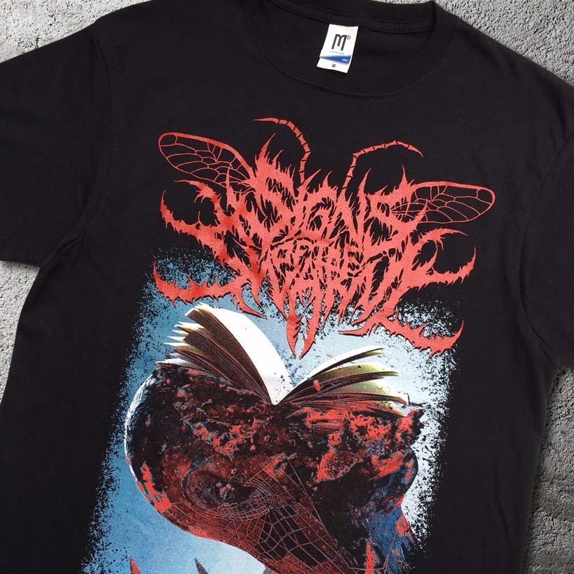 KAOS SIGNS OF THE SWARM - ABSOLVERE T-shirt Pria