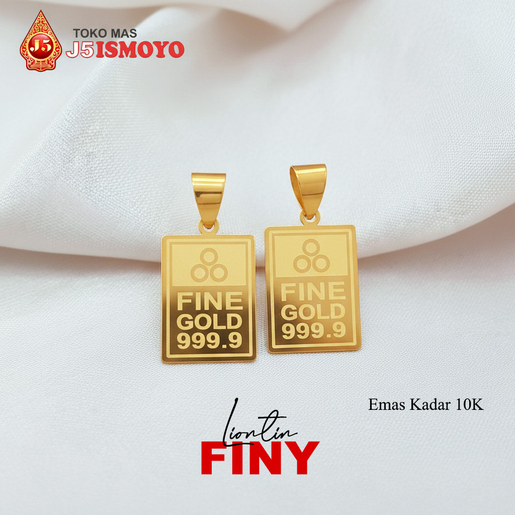 Liontin Emas Mas Asli Model Finy J5 Ismoyo