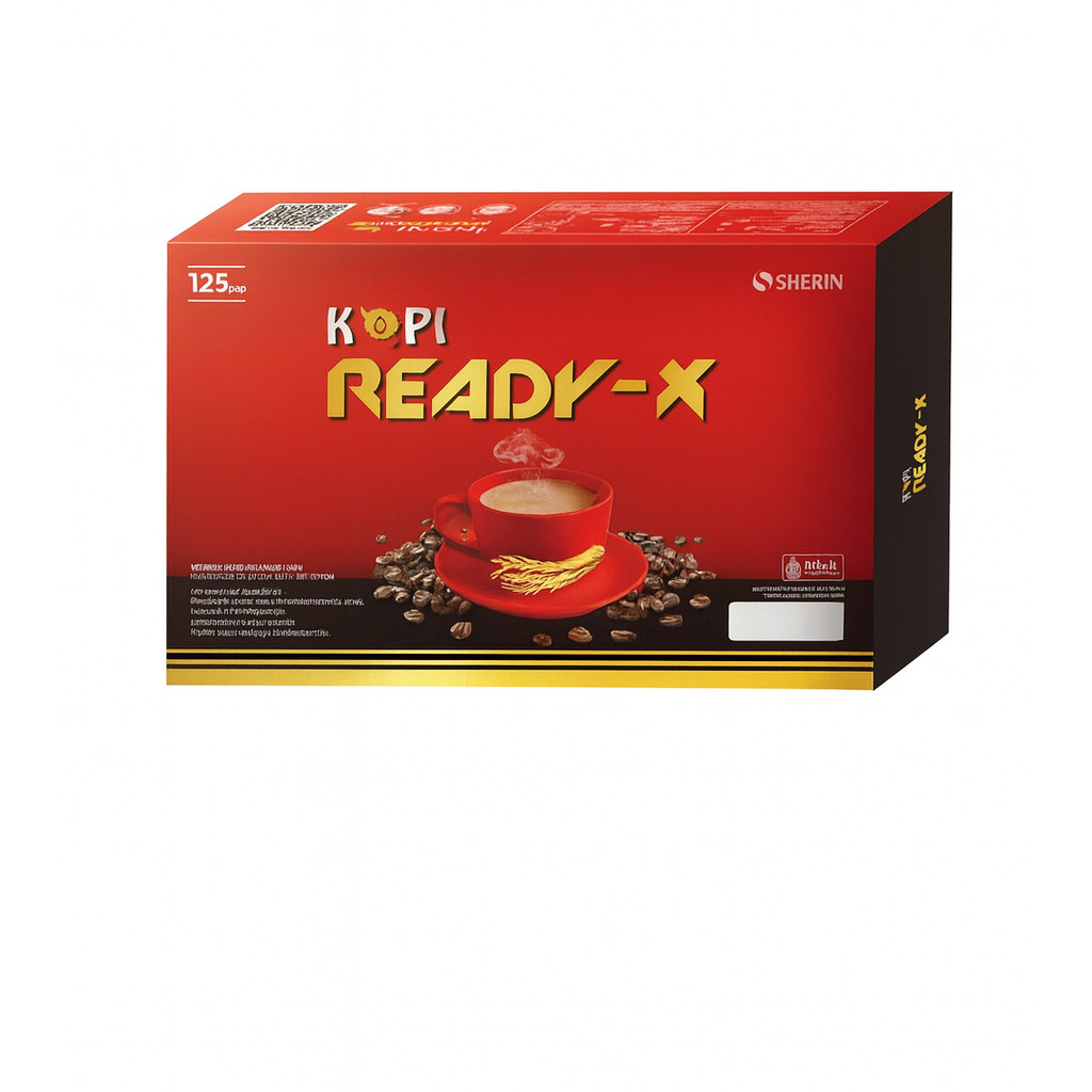 Kopi Ready X Kopi Romantis Berkualitas Tinggi untuk Stamina Pria Dewasa Perkasa Tahan Lama isi 5 sac