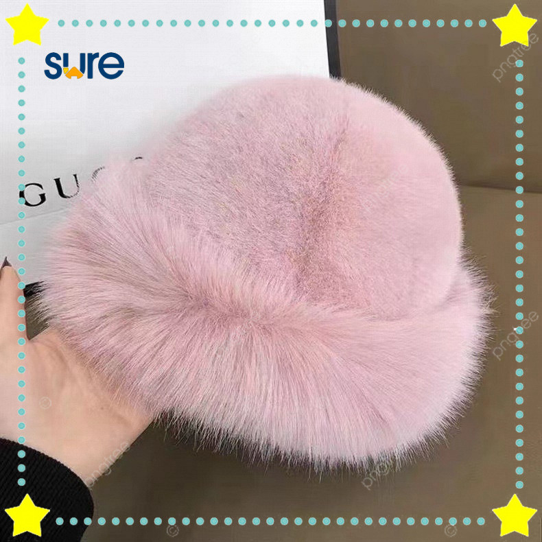 2024 Topi Mongolia Baru Musim Gugur Musim Dingin Tebal Faux Mink Hangat Topi Mongolia Pelindung Teli