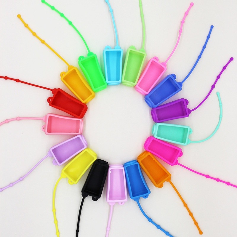 Botol Refill Hand Sanitizer Gantung Karakter Tempat Penyimpanan Cairan Sanitizer Cartoon Gantungan H