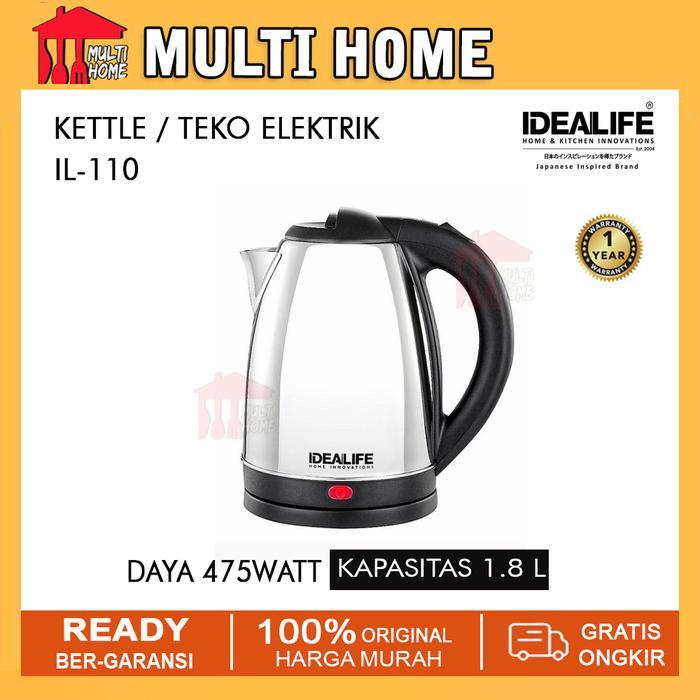 Electric Kettle Idealife IL-110 Teko Listrik Low Watt