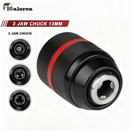 Galorea Kepala Bor Drill Chuck 10mm/13mm Chuck Bor Cordless Chuck Bor Gerinda Chuck Bor Listrik Chuc