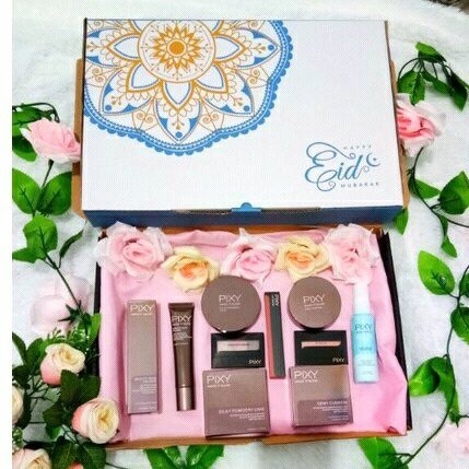 PIXY PAKET HAMPERS LEBARAN / HADIAH ULANG TAHUN / PIXY MAKE IT GLOW / PIXY PRIMER / LIP CREAM / HANT