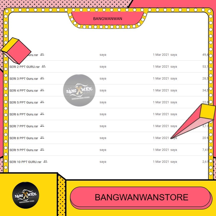 Template Powerpoint Presentasi Guru PPT + Bonus
