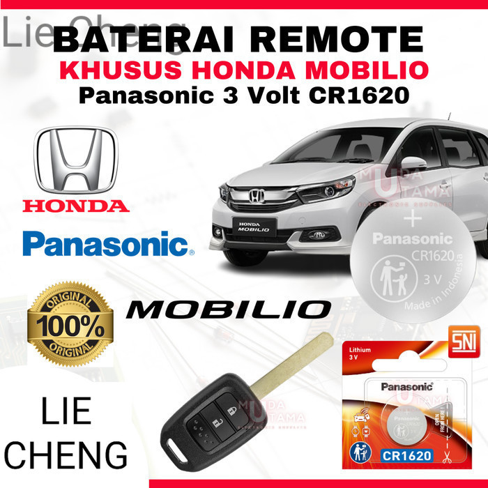 LC BATERAI REMOTE HONDA MOBILIO ORIGINAL PANASONIC CR1620 3 VOLT
