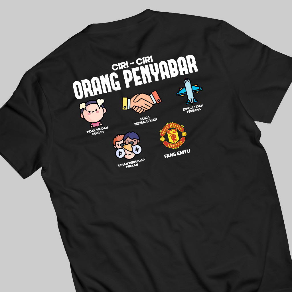 KAOSIND T-SHIRT CIRI-CIRI ORANG PENYABAR