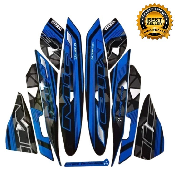 Striping Stiker Yamaha Mio J 2014 Biru Hitam Motor Yamaha Mio J 2014 List Body Motor Mio J